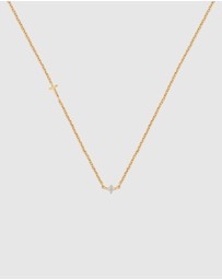 YCL  - Petite Initial Necklace T