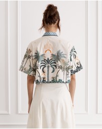 Heaven Australia - Oasis Remi Cropped Shirt