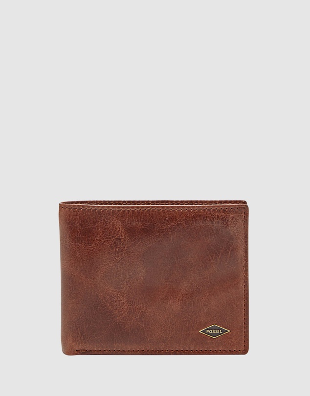 Fossil - Ryan Dark Brown RFID Flip ID Bifold