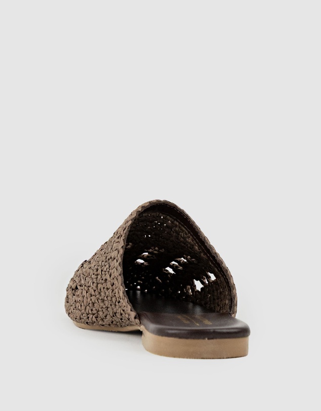 Edward Meller - KAITLYN Raffia Closed Toe Slide