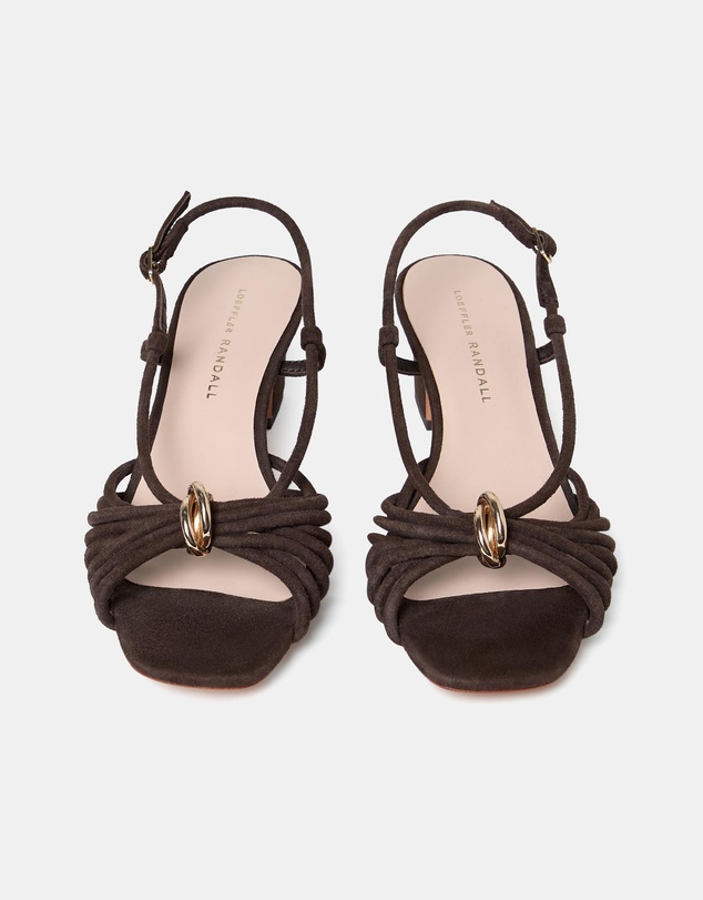 Loeffler Randall - Minna Strappy Mid Heel Sandal W/ Hardware