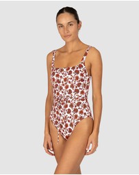 Baku Swimwear - Flamenco Square Neck One Piece Swimsuit