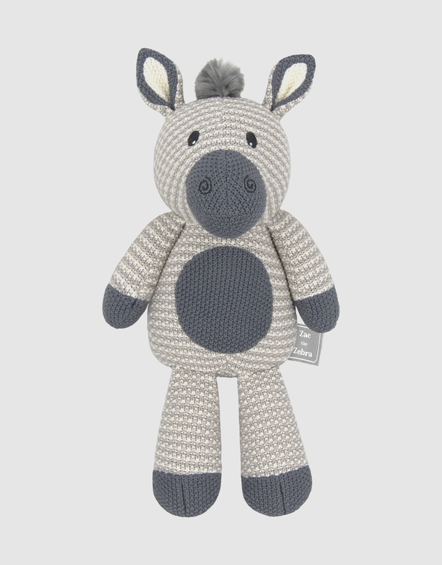 Living Textiles - Knitted Toy - Zac the Zebra