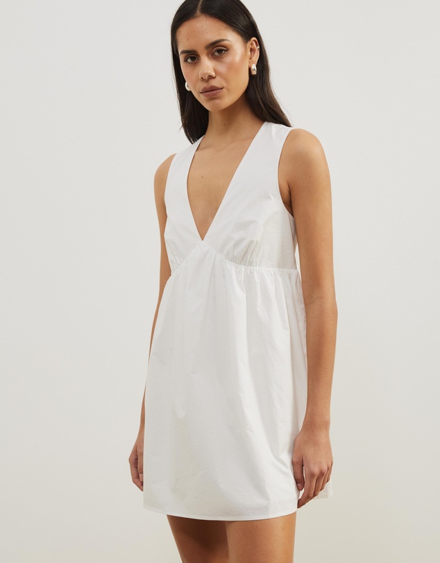 Atmos&Here - Louisa V-Neck Mini Dress