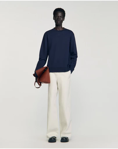 Sandro - Rubber Sandro Crewneck Sweatshirt
