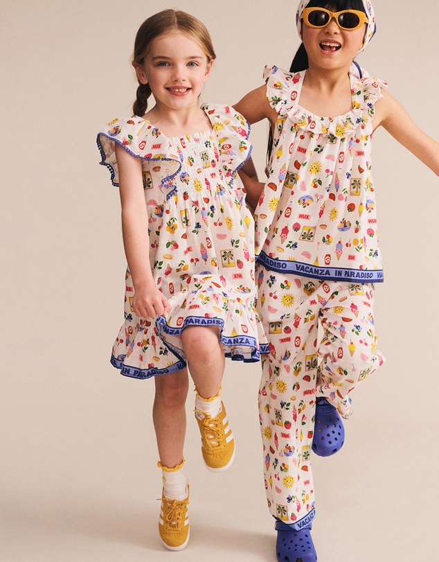 Huxbaby - Paradiso Frill Dress - ICONIC EXCLUSIVE - Babies-Kids