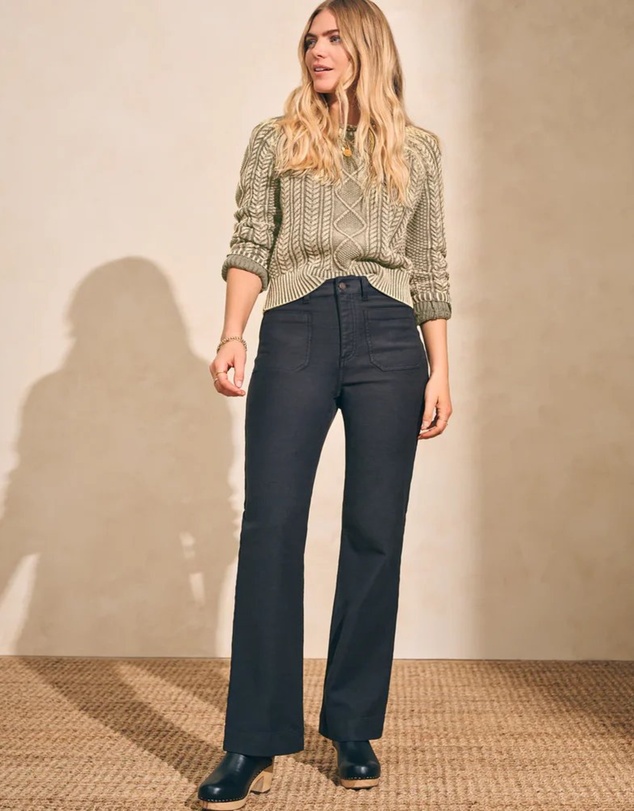 Faherty - Stretch Terry Patch Pocket Pant