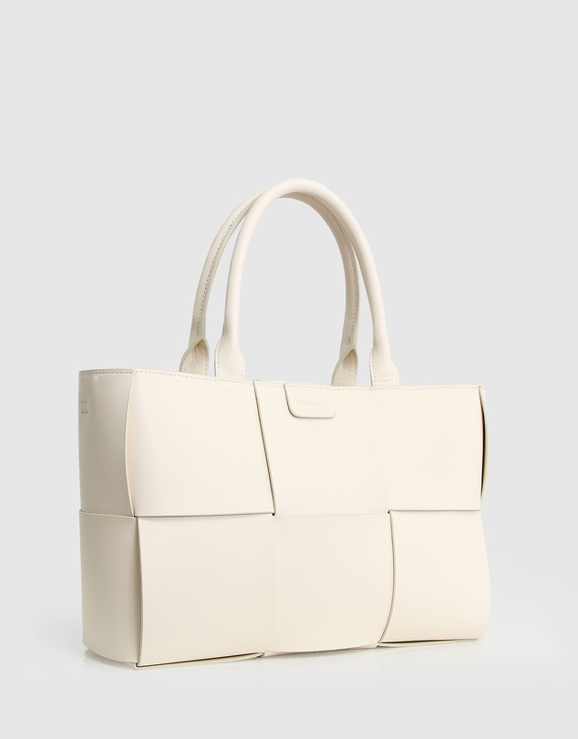 Belle & Bloom - Long Way Home Woven Tote - Cream