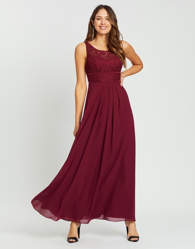Alabaster The Label - Lace Bateau Dress