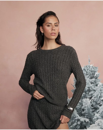 Forcast - Andie Cable Knit Jumper