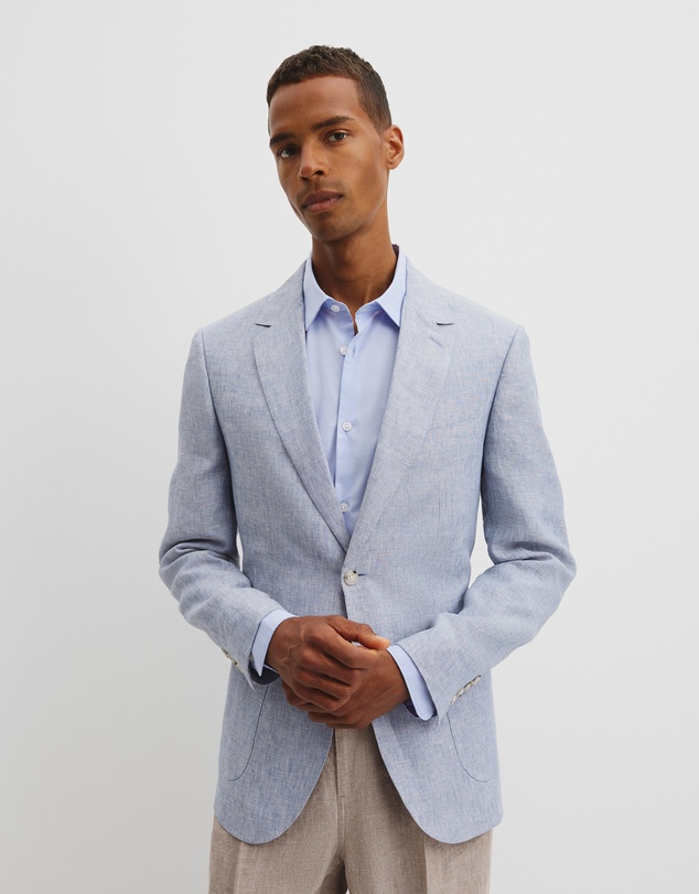 Country Road - Regular Fit Linen Chambray Jacket