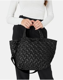 Pierre Cardin - Pierre Cardin Ladies Nylon Small Quilted Tote Bag
