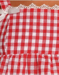Petal & Pup - Isidore Gingham Short Set - Red