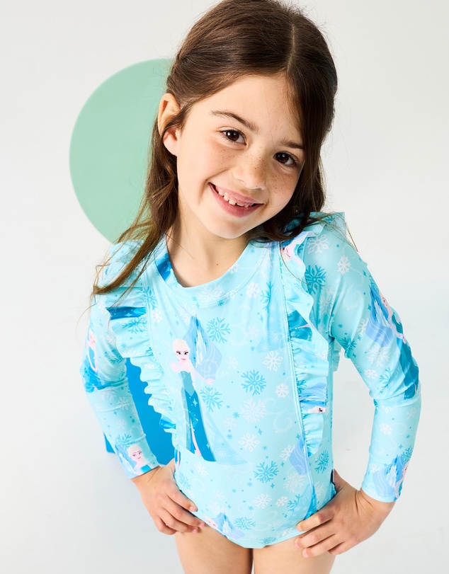 Rock Your Kid - Frozen Long Sleeve Swimsuit - ICONIC EXCLUSIVE - Kids