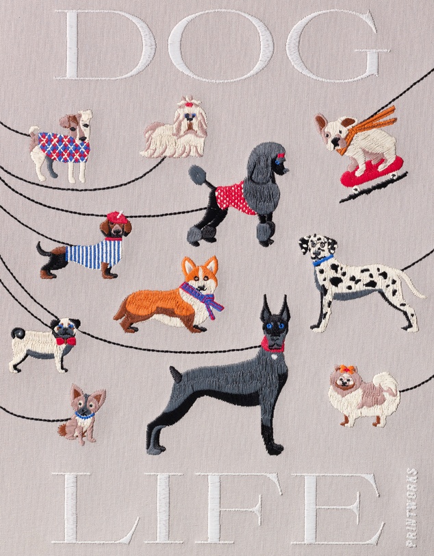 Printworks - Printworks Embroidered Photo Album-Dogs