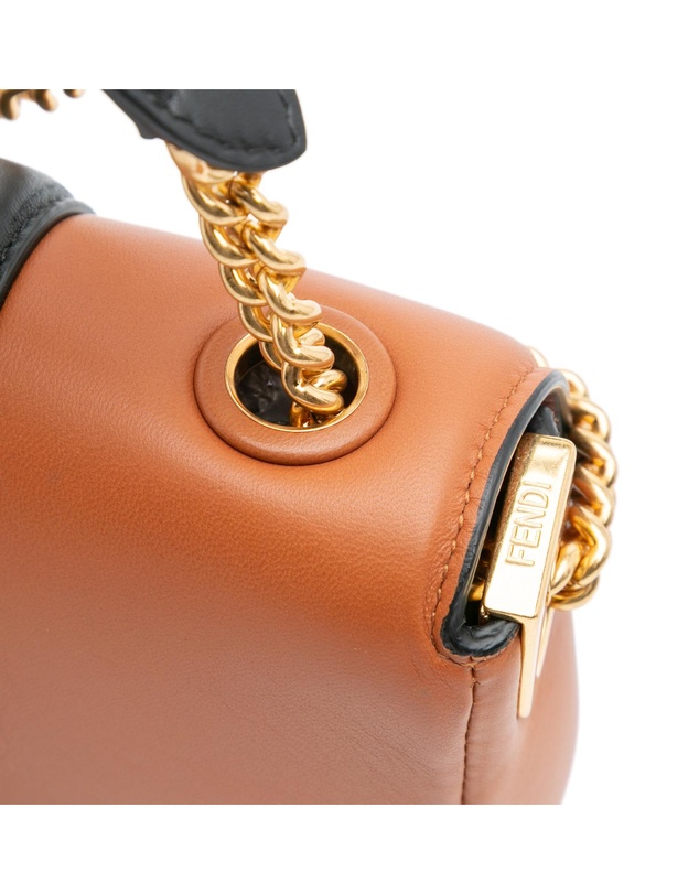 Pre-Loved by Azura Reborn - Pre-Loved Mini Bicolor Nappa Apolo Chain Baguette Shoulder Bag