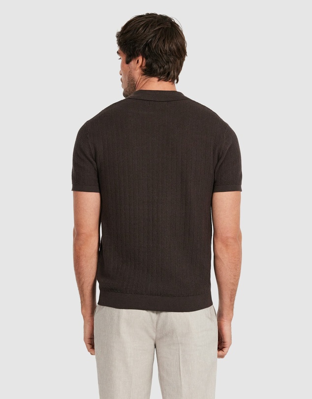 Tarocash - Darius Zip Knit Polo