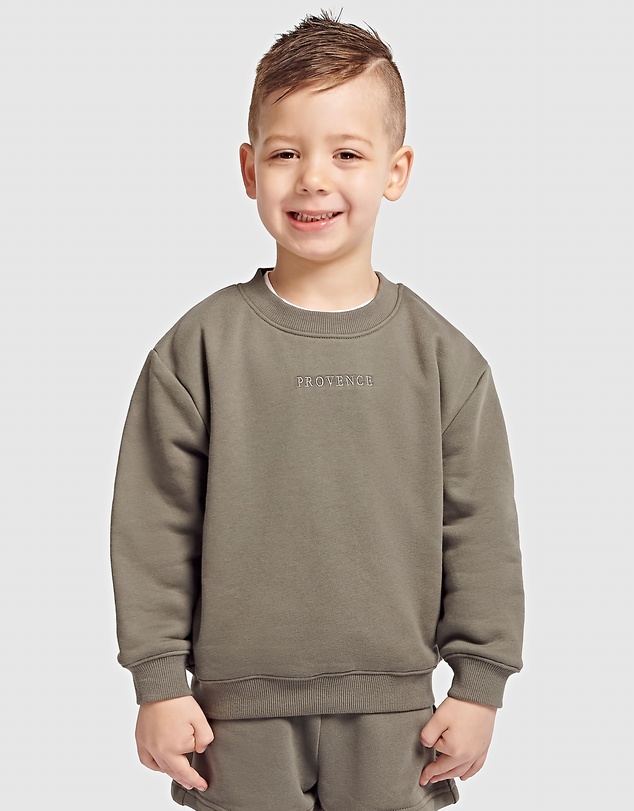 Provence - Crew Neck Sweater and Fleece Short Set