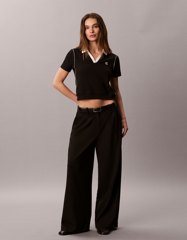 Calvin Klein Jeans - Slim Ribbed Cotton Polo Shirt
