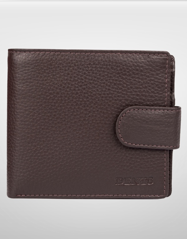 DENTS - Beauley RFID Pebble Grain Leather Bifold Press Stud Wallet