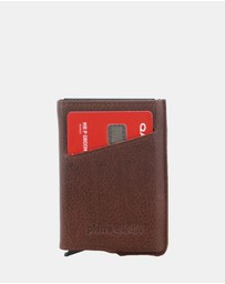 Pierre Cardin - Pierre Cardin Leather Smart Slide Card Holder Tab Wallet