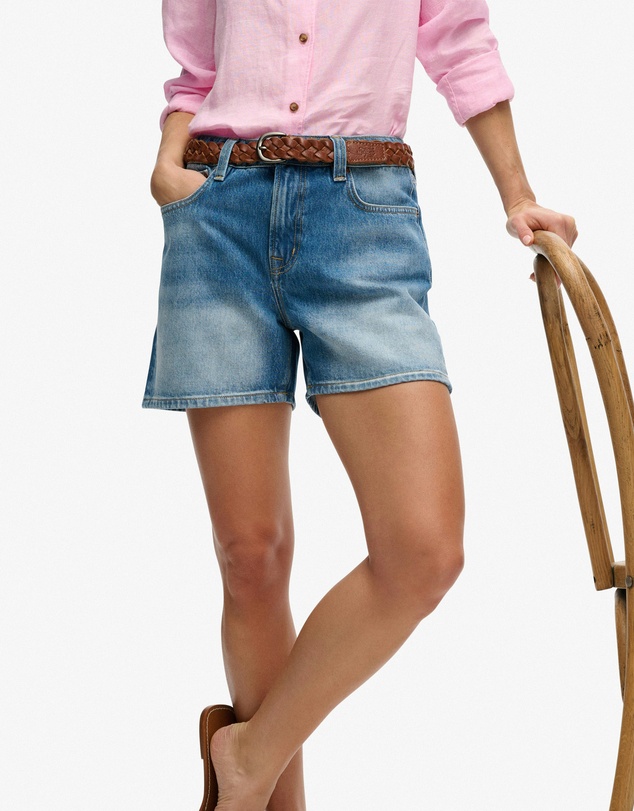 Superdry - Mid Rise Denim Short