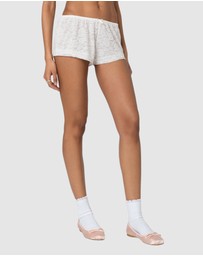 EDIKTED - Love Lace Shorts