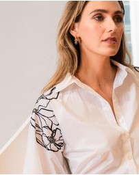 Forcast - Samra Two Tone Earrings