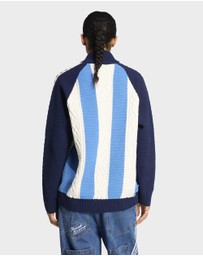 adidas Originals - ADIDAS ORIGINALS ARCHIVE CUTLINE KNIT TRACK TOP Womens