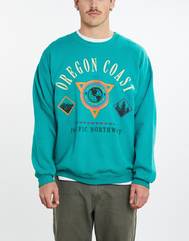 Vintage by The Real Deal - Pre Loved - 90s Oregon Coast USA Sweatshirt