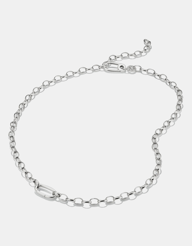 THOMAS SABO - Silver-Plated Charm Club Necklace with Connect Link
