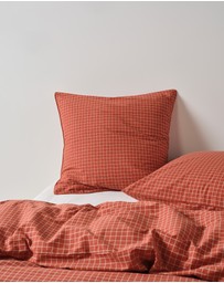 Linen House - Volley Check European Pillowcase