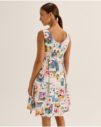Review - Postcards Pleated Dress