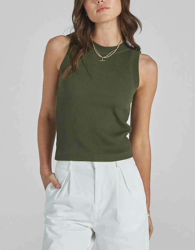 DRICOPER DENIM - Joey Forest Green Top