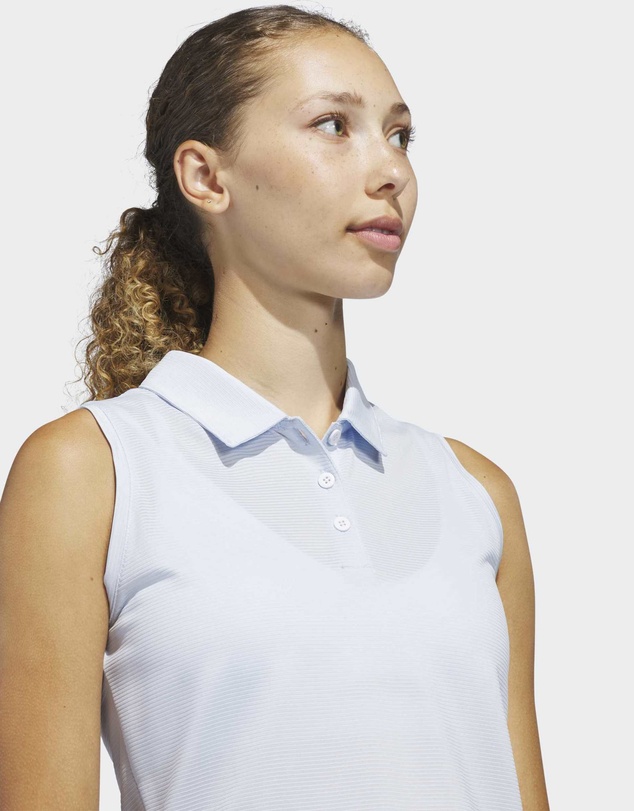 adidas Performance - Solid Ottoman Polo Shirt Womens