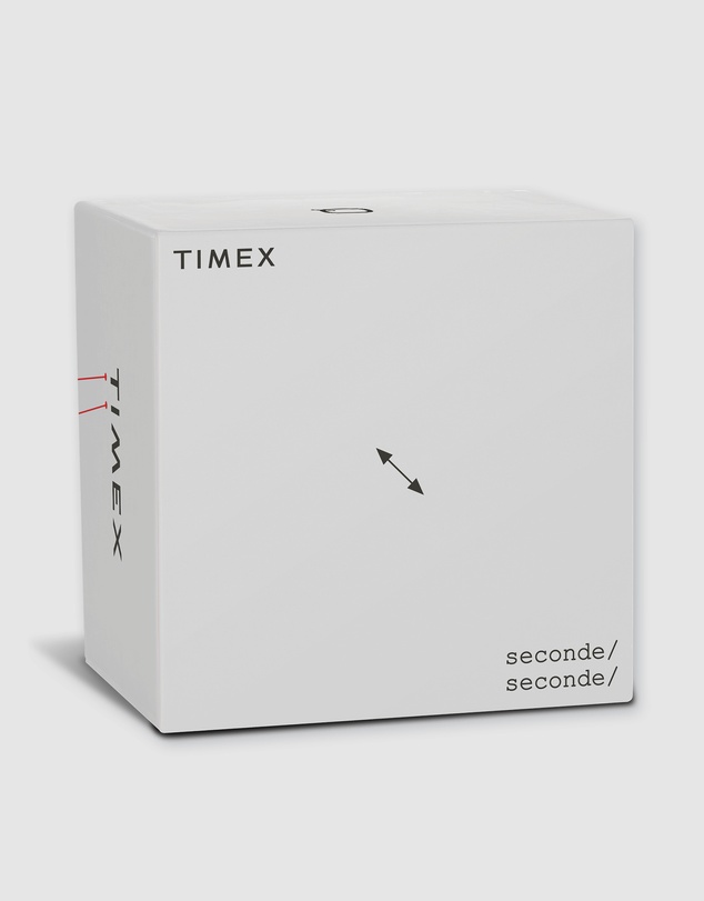 TIMEX - Timex x Seconde Seconde Collab Limited Edition Silver Tone Watch