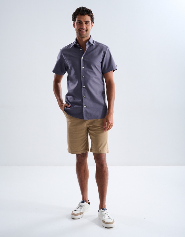 3 Wise Men - 3 Wise Men Lagoon Linen Short Sleeve Shirt