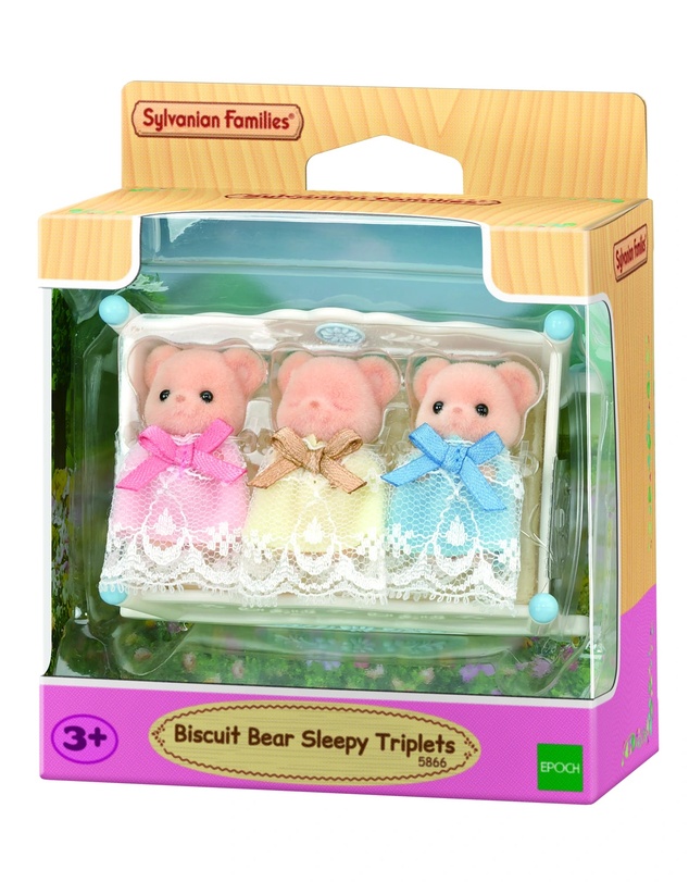 Sylvanian Families - Biscuit Bear Sleepy Triplets
