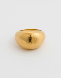 Kirstin Ash - Golden Light Dome Ring