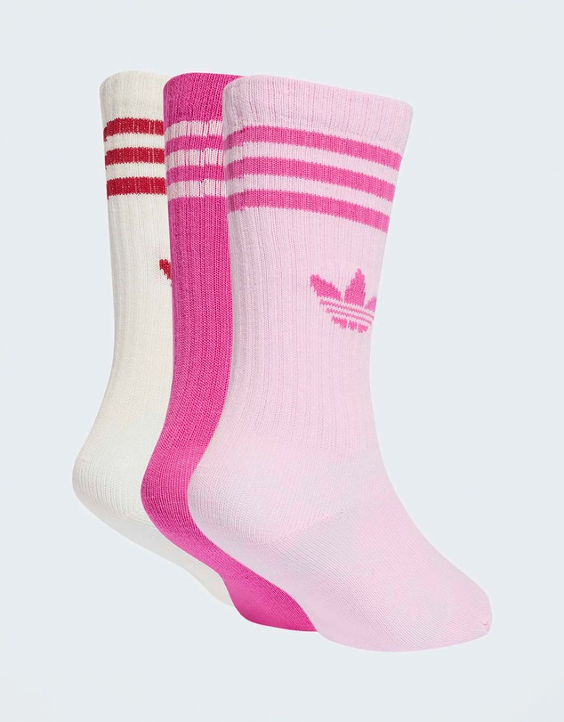 adidas Originals - 3-Pack Crew Socks - Kids-Teens