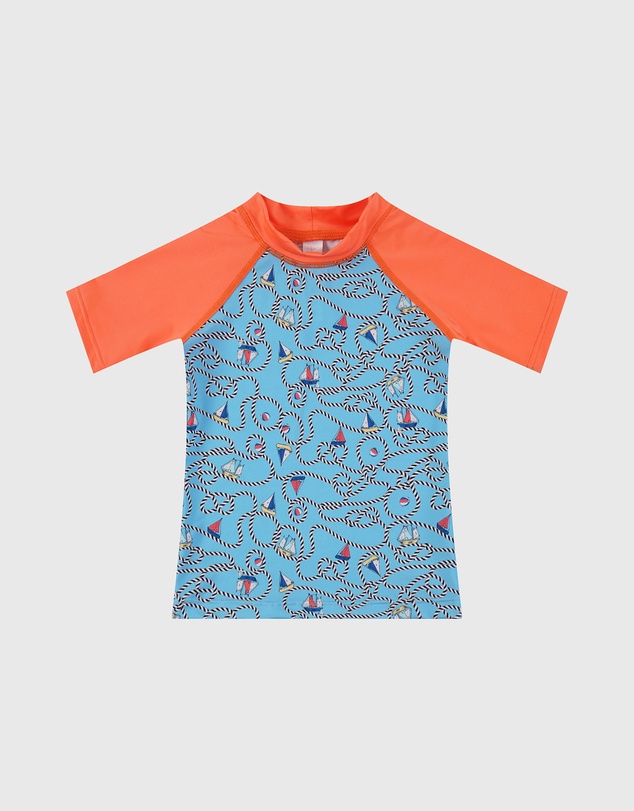 Aqua Blu Kids - Bowline Short Sleeve Rash Vest - Babies