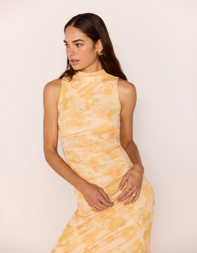 MINKPINK - Clair Mesh Midi Dress