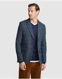Oxford - Blake Wool Blend Check Blazer