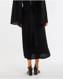 Amelius - Loren Linen Jacquard Skirt