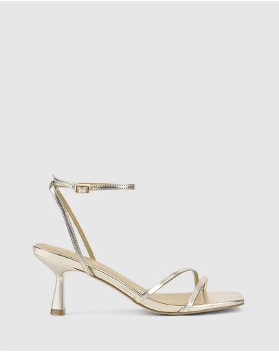 Siren - Saffron Strappy Heels