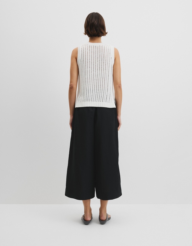 Country Road - Australian Good Earth Cotton Pointelle Knit Tank