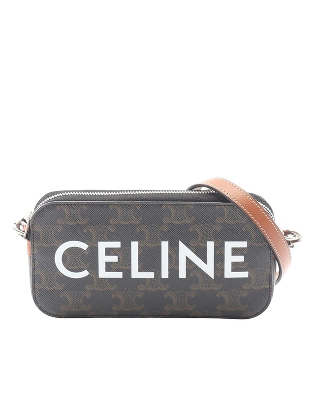 Pre-Loved by Azura Reborn - Pre-Loved Triomphe Coated Canvas Logo Horizontal Pouch