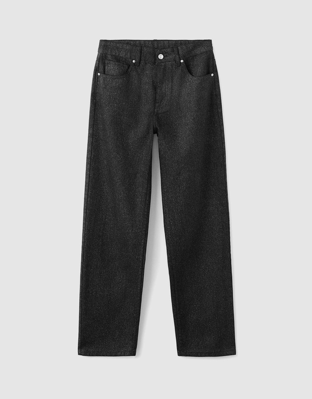 M.N.G - Shiny Straight-Leg Jeans