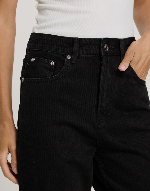Atmos&Here - Mary Mid Rise Straight Leg Jeans