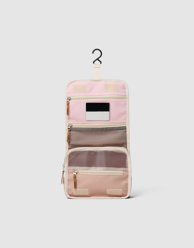 Crywolf - HANGING TOILETRY BAG Blush Colourblock